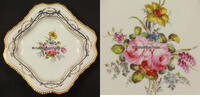 Derby / England Porzellan Schale, Schüssel / Blumenmalerei, handgemalt / Royal Crown Derby -