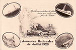 Frankreich Ansichtskarte/Journées Nationales de Juillet 1929 -