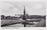 Lünen / Lippe Ansichtskarte / Postkarte / Lippepartie mit Altstadtkirche -