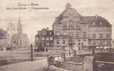 Lünen / Lippe / Westfalen Ansichtskarte / Postkarte / Herz Jesu Kirche - Progymnasium -