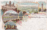 Syburg / Dortmund / Westhofen / Ruhr / Westfalen Ansichtskarte / Postkarte / Litho / Gruss aus Hohensyburg / Hotel Rich. Wulf -