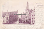 Warendorf / Westfalen Ansichtskarte / Postkarte / Gruss aus Warendorf / Marktplatz m. d. Rathaus -