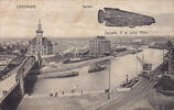 Dortmund Ansichtskarte / Postkarte / Hafen / Zeppelin III in voller Fahrt -