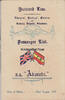Liverpool / Lissabon Passagierliste / Passenger List S.S. Avoceta / Liverpool to Lisbon /Yeoward Line -