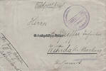 Deutsches Reich Feldpostbrief Kaiserliche Marine Briefstempel Kommando S. M. S. Ostfriesland -