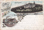 Ramersdorf / München Ansichtskarte / Postkarte / Litho / Gruss aus Ramersdorf / Schloss Commende -