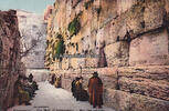 Jerusalem / Palästina Ansichtskarte / Postkarte / Klagemauer / The Wall of lamentation / Mur des.. -