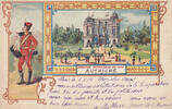 Paris / Frankreich / Österreich Ansichtskarte / Postkarte / Litho / Autriche / Exposition Universelle 1900 -