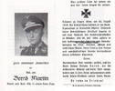Drittes Reich Totenzettel / Sterbebild / Bernd Martin Oberlt. und Batl. - Adj. in einem Gren. -
