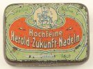 Deutsches Reich,Nürnberg Grammophon Nadeldose,Hochfeine Herold-Zukunft-Nadeln laut -