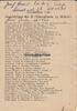 Menden 8 seitige Liste mit Anschriften von Angehörigen des II. / Flakregiment 24 Menden -