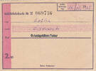 DDR / Gotha / Eisenach Reichsbahn - Militärfahrkarte von Gotha nach Eisenach -