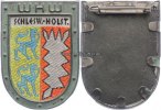 Drittes Reich/Schleswig-Holstein WHW/Grenzlandwappen,Schlesw.-Holst. -