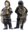 Drittes Reich WHW/Porzellanfigur aus der Serie Schaffendes Deutschland,Fischer mit Netz -