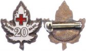 Kanada Blutspendenabzeichen Rotes Kreuz 20 -