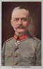 Deutsches Reich O.J. Werbekarte/Kriegsminister von Falkenhayn,hinten gedrucktes Emblem(Ilse) 2-3
