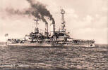 Drittes Reich Ansichtskarte / Linienschiff Schlesien -