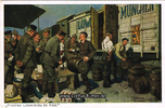 Deutsches Reich Reklamekarte/<i>Frisches Löwenbräu im Feld.</i> -
