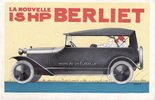 Frankreich Reklamekarte/LA NOUVELLE 15 HP BERLIET -