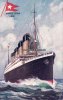 Großbritannien Künstlerkarte/White Star Line/T.S.S. Olympic. -