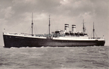 Deutsches Reich Ansichtskarte/D. <i>Deutschland</i>/der Hamburg-Amerika Linie -