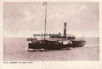 Deutsches Reich Werbekarte/S.S. Delphin in voller Fahrt/Billige Ferienfahrten/A.W. Körner, ... -