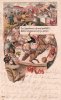 Deutsches Reich 1900 Litho/Gruss/Im Hippodrom ich muß gesteh\n, Gibt\s intressantes oft zu seh\n! 2