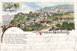 1909 Ansichtskarte/Gruss aus Gaisburg. 2-3