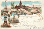 St. Privat/Frankreich Litho/Gruss aus St. Privat Ste. Marie-Aux-Chenes/Bahnhofs-Restaurant Amanweiler -
