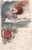 Deutsches Reich Ansichtskarte/Deutscher Flottenverein/Salut -