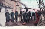 Deutsches Reich Ansichtskarte/Unsere Marine./Auf der Kommandobrücke (Signalisieren). -