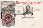 Düsseldorf Präge-Litho/Deutscher Flottenverein/Schutzherr S.K.H. Prinz Heinrich v. Preussen -