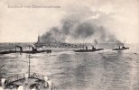 Deutsches Reich Ansichtskarte/Postkarte/Durchbruch einer Torpedobootsdivision -