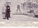 Deutsches Reich 1900 Ansichtskarte/Postkarte/S. Majestät mit Ex. v. Menzel im Atelier des Malers... 3