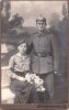 Deutsches Reich/Breslau Kabinettphoto/Artillerist mit seiner Frau/Photograph Samson & Cie Breslau -