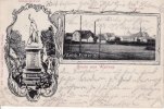 Waltrop Ansichtskarte/Postkarte/Gruss aus Waltrop/Kriegerdenkmal/Molkerei/Pfarrkirche -