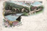 Stephannopel/Hemer Litho/Gruss aus Winterhoff (Stephannopel.)/Gasthof von Carl Geck/Vorderansicht -