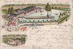 Schwelm Litho/Gruss aus der Schnupftabaks-Mühle bei Schwelm/Fernsprecher No. 35. -