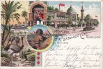 Düsseldorf Litho/Gruss aus dem Arabischen Café Düsseldorf/Inh: Moritz u. Görlich./... -