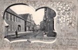 Lippstadt Ansichtskarte/Postkarte/Gruss aus Lippstadt./Langestrasse. -