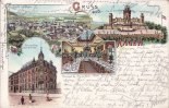 Hagen Litho/Gruss aus Hagen./Ansicht von Hagen./Hôtel zum Römer. Besitz. Ed. Hemmer... -