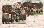 Bad Königsborn/Unna Litho/Bad Königsborn./Parkhaus im Kurgarten./Parkhaus. -