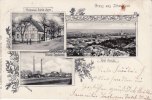 Ibbenbüren Ansichtskarte/Postkarte/Gruss aus Ibbenbüren/Wirtschaft Schulte Meyer/Schacht... -