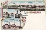 Langendreer/Bochum Litho/Gruss aus Langendreer/Total-Ansicht/Haus Langendreer/Krieger Denkmal/... -