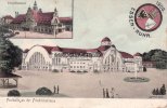 Essen-Ruhr Ansichtskarte/Postkarte/Essen-Ruhr. 1906./Hauptbahnhof/Festhalle an der... -