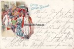 Köln Litho/Gruss vom Kölner Carneval. -