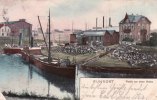 Duisburg/Ruhrort Litho/Ruhrort/Partie am alten Hafen -