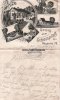 Hagenau i/E. Brief/Litho/Gruss vom Schiessplatz bei Hagenau i/E./Wache u. Post/Offiziers... -