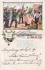 Deutsches Reich Brief/Litho/Reserve hat Ruh!/Reserve hat noch: Monat/Tage/Brod/Geld -