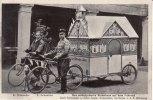 Seeheim a. d. B. Ansichtskarte/Postkarte/Das selbstgebaute Wohnhaus auf dem Fahrrad/Karl... -